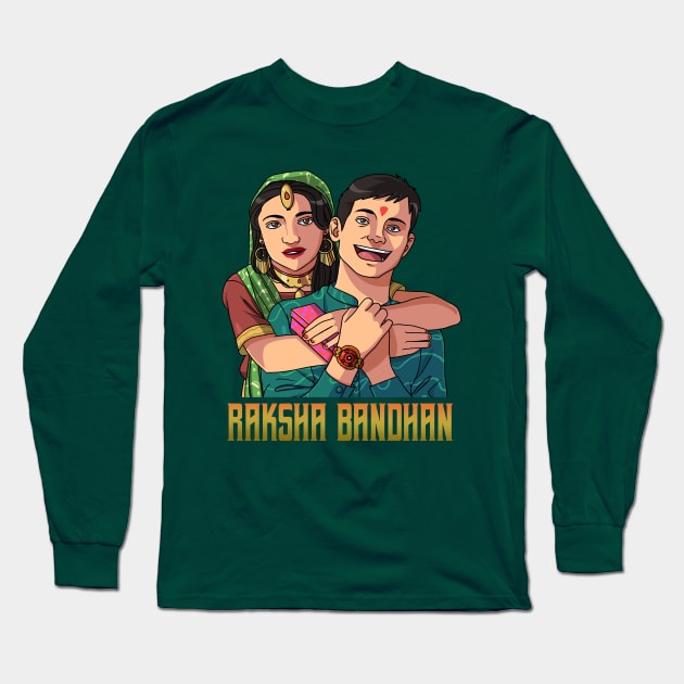 Raksha Bandhan Long Sleeve T-Shirt by Noseking